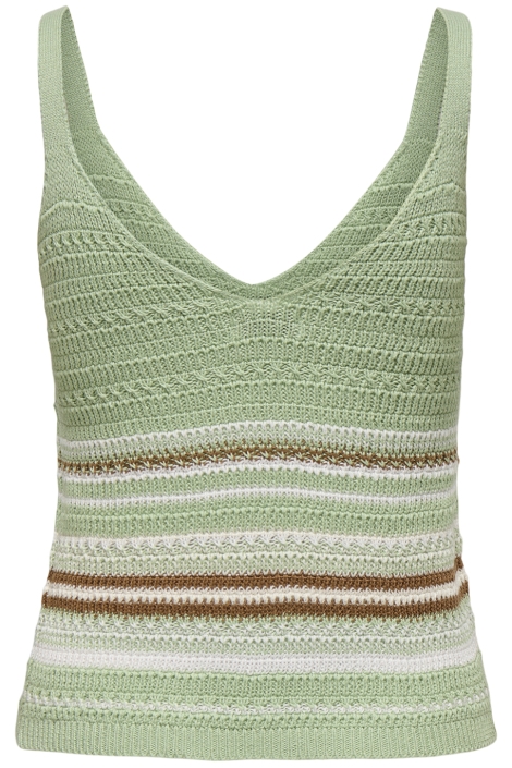 Jacqueline de Yong jdytropica s/l v-neck top knt